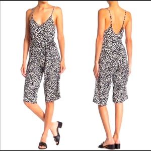 Velvet Torch Spotted Animal Print Jumpsuit NWT